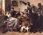 Jan Steen The Way hear it is the way we sing it oil painting
